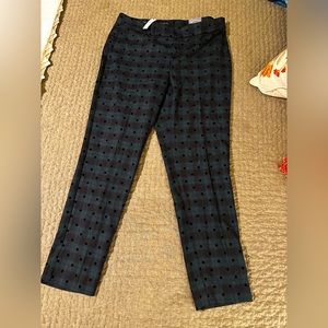 Talbots green/blue tartan dressy slacks